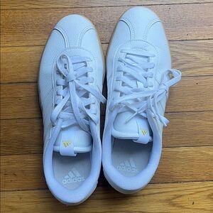 Adidas White and Yellow Sneakers